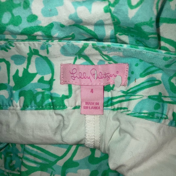 Women’s Lilly Pulitzer Iguana Green Skort size 4 - Picture 3 of 3
